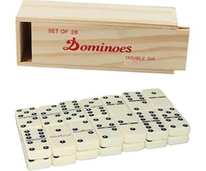 Tomatoys Domino Jeu de société ou Domino professionnel 28 pièces. Dominos : classique, sophistiqué, et toujours amusant. Ajoutez du style à vos moments de stratégie avec ce jeu de société