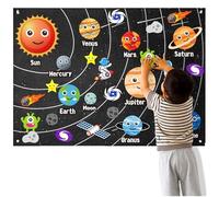 Tomatoys Système Solaire Enfant Planètes Enfant Jeux Educatifs pour Devenir Astronaute Jeux Montessori pour Enfants 3 4 5 6 7 8 Ans Cadeaux Enfants Filles Garçons Anniversaire Noël