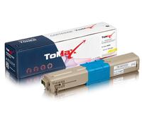 ToMax Premium alternative à OKI 44973533 Cartouche toner, jaune