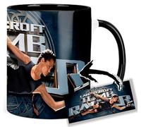 Tomb Raider Lara Croft Angelina Jolie Tasse Ceramique Intérieure et Poignée Noire Mug