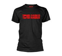 Tomb Raider Logo Black T Shirt BlackM