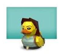 Tomb Raider - Mini figurine Tubbz Lara Croft 5 cm Multicolore