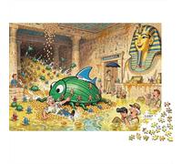 Tombe du Pharaon Booby Trap Bonanza Puzzle en Bois Imperméable DIY Puzzles De 1000 Pièces pour Adultes Amusant Jeux De Stimulants