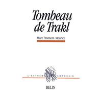 Tombeau de Trakl - Michel Deguy - Belin - broché - Livre