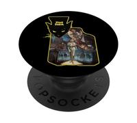 Tombeau d'horreur Vintage de Ligeia Cat PopSockets PopGrip Adhésif