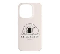 Tombeau Vide Encore Vide DE LA RÉSURRECTION Minimale DE JÉSUS (Luc 24:6) Coque pour iPhone 14 Pro
