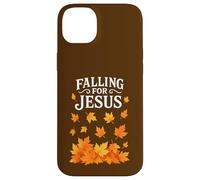 Tomber Amoureux de Jésus dans la Foi chrétienne L'automne quitte Thanksgiving Coque pour iPhone 14 Plus