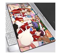 Tomber Amoureux Tapis de Souris Anime 800x300mm, Tapis de Souris Clavier, Tapis de Souris de Jeu Professionnel Grand XXL étendu avec Base en Caoutchouc de 3mm d'épaisseur, pour Ordinateur PC, D
