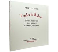 Tomber de rideau - Philippe Claudel - Aencrages & Co - broché - Poésie
