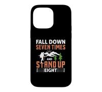 Tomber Sept Fois et se Tenir Debout Huit Coque pour iPhone 14 Pro Max