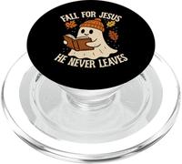 TOMBEZ Amoureux DE JÉSUS, IL NE Part JAMAIS (Feuilles) PopSockets PopGrip pour MagSafe
