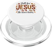 Tombez amoureux de Jésus, il ne part jamais PopSockets PopGrip pour MagSafe
