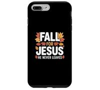 Tombez Amoureux de Jésus, il ne quitte jamais Autumn Christian Coque pour iPhone 7 Plus/8 Plus