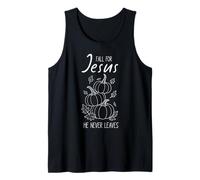 Tombez Amoureux de Jésus, il ne quitte jamais Christian Pumpkin Autumn Débardeur