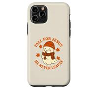 Tombez Amoureux de Jésus, il ne quitte jamais, Joli Motif de fantôme d'automne Coque pour iPhone 11 Pro