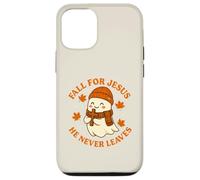 Tombez Amoureux de Jésus, il ne quitte jamais, Joli Motif de fantôme d'automne Coque pour iPhone 12/12 Pro