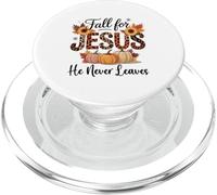 Tombez amoureux de Jésus, il ne quitte jamais la foi chrétienne automnale PopSockets PopGrip pour MagSafe