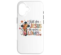 Tombez amoureux de Jésus, il ne quitte jamais une croix fidèle Coque pour iPhone 16