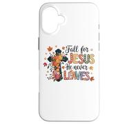 Tombez amoureux de Jésus, il ne quitte jamais une croix fidèle Coque pour iPhone 16 Plus