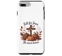 Tombez amoureux de Jésus qu'il ne quitte jamais - Chrétien - Automne Coque pour iPhone 7 Plus/8 Plus