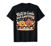 Tombez Amoureux de la Salle de Classe de Thanksgiving d'un Professeur d'apprentissage T-Shirt