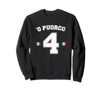 Tombola Italienne drôle O Puorco Smorfia Napoletana Sweatshirt