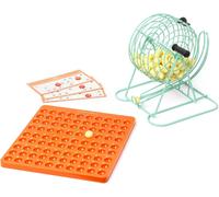 Tombole Automatique,Comprend Une Boule En Métal Pivotante,90 Balles Numérotées,Le Tableau,60 Dossiers Réutilisables,300 Pions Marquants Et 2 Enveloppes En Tissu