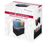 Tombow Feutre double pointe ABT Dual Brush Pen boîte 108 Noir G