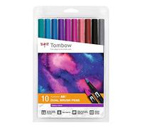 Set de 10 feutres Tombow France & Benelux Abt Dual Galaxy Multicolore G