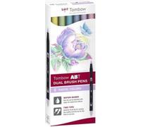 Tombow ABT-6C-2Tombow ABT Dual Brush Pen set de 6 pastels, emballage carton