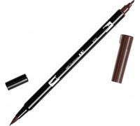 Tombow ABT Dual Brush Markers, Set 6 pcs Brown, pour le dessin et le coloriage PABT-879