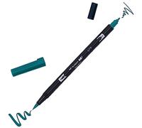 Tombow - ABT Dual Brush | Marqueur à double pointe pour dessin professionnel, Lettering, Mange, Bocets et Aquarelle - Couleur Jade Gren 379