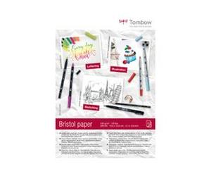 Tombow Bloc de papier dessin 'Bristol', A6, uni, 250 g/m2