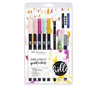 Tombow BS-FH2Blended Lettering Set "Good Vibes" (Set de lettrage mixte)