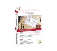 Tombow BUJO-SET1 Kit de journaling créatif Pastel, carnet de note + Sélection de 7 produits de Tombow