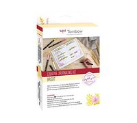 Tombow BUJO-SET2 Kit de journaling créatif Brillant, carnet de note + Sélection de 7 produits de Tombow