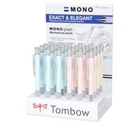 Tombow Crayon graphite MONO graph 0,5 présentoir pastel (24)