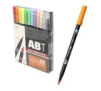 Tombow Dual Brush Pen ABT Marqueur graphique de type double, assortis