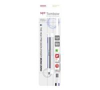 Tombow Stylo gomme EHR-KUS Mono zéro avec recharge pointe rectangulaire 2,5 x 5 mm