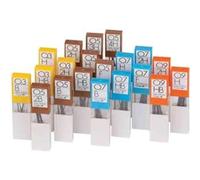 Tombow EX-03P-H Boîte de 12 Recharges pour Porte-mine pointe 0,3mm, dureté H