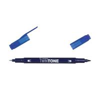 TOMBOW Feutre Dessin Double Pointe 0,8 et 0,3 mm TwinTone bleu marine