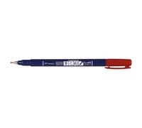 Tombow WS-BH25 Feutre brush Fudenosuke pointe dure Rouge