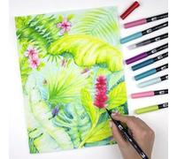 Tombow Feutre double pointe 'DUAL BRUSH PEN ABT' cool grey 1