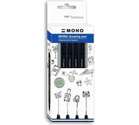 Tombow Fineliner MONO drawing pen "Bold Set" 4er Set