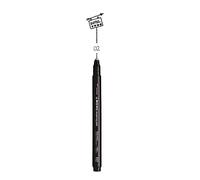 Tombow Fineliner MONO WS-EFL-H-02 – trait 02 (0,30 mm), encre pigmentée, résist. eau et lumière, noir