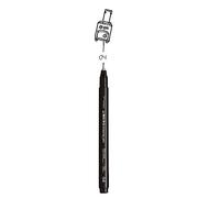 Tombow Fineliner MONO drawing pen, largeur de trait 04 (env. 0.40 mm), encre pigmentée, résistante à l'eau et à la lumière, pour les croquis, pour illustrer et dessiner, noir, WS-EFL-H-04