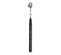 Tombow Fineliner MONO drawing pen, largeur de trait 06 (env. 0.55 mm), encre pigmentée, résistante à l'eau et à la lumière, pour les croquis, pour illustrer et dessiner, noir, WS-EFL-H-06