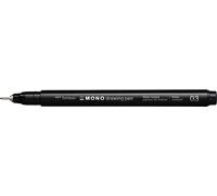 Tombow Fineliner MONO drawing pen noir épaisseur de trait 03