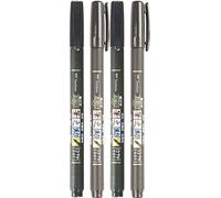 Tombow Fudenosuke Stylo-feutre pointe souple Noir: Fournitures de bureau
