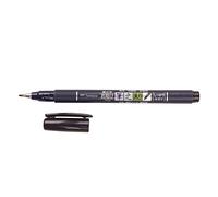 Tombow Fudenosuke 82038 Stylo pinceau à pointe souple et dure pour calligraphie et dessin d'art